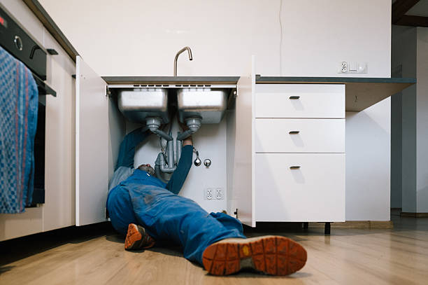 Professional Drain Cleaning technician working in Midland, PA
